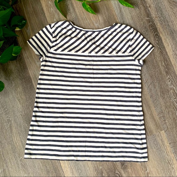 LOFT striped basic tee, size small - Picture 2 of 3